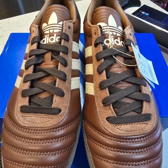 Men's adidas Samba JP JR0962 Preloved Brown / Sand Strata / Dark Brown SIZE 10 - Picture 4 of 16